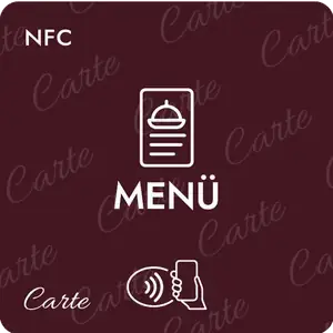Bordo NFC menü kartı